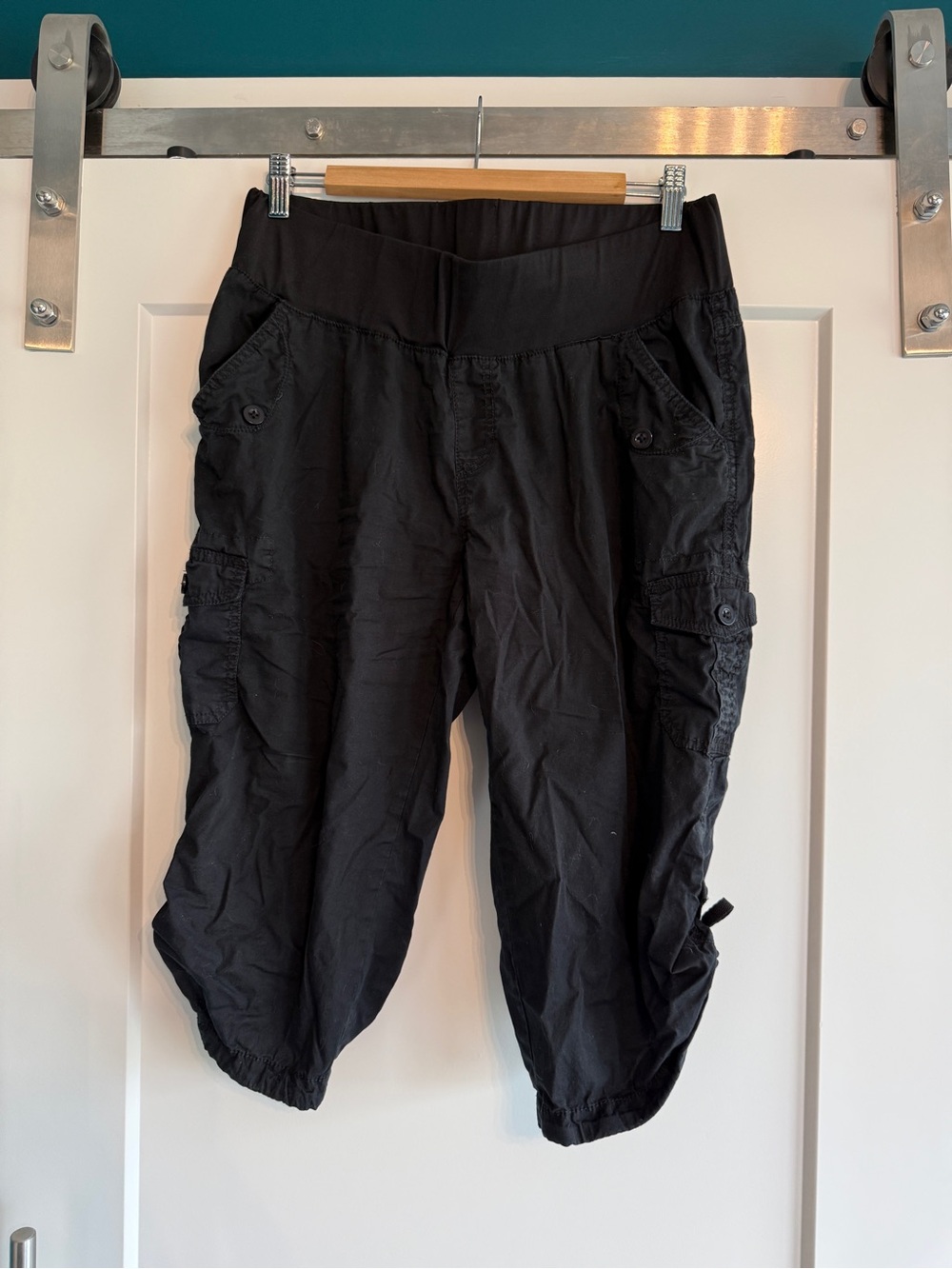 Trixxi Black Women’s Capri Pants with Heart Logo